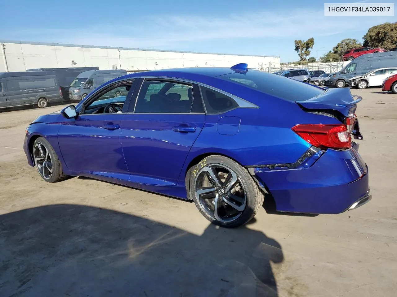 2020 Honda Accord Sport VIN: 1HGCV1F34LA039017 Lot: 81367104