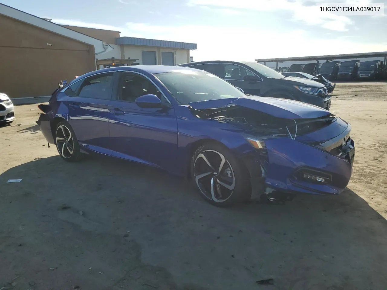 2020 Honda Accord Sport VIN: 1HGCV1F34LA039017 Lot: 81367104