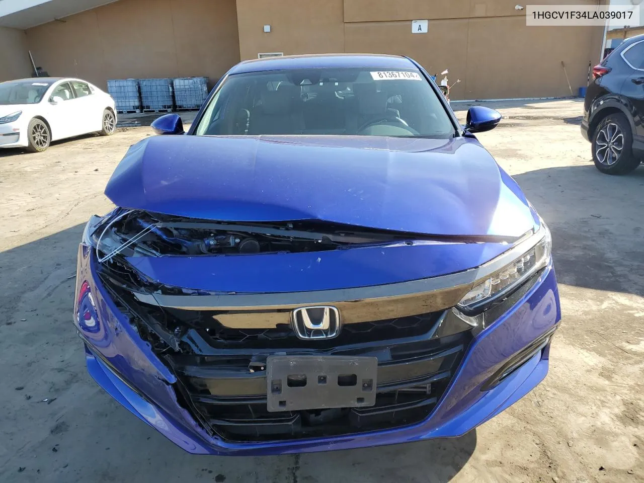 2020 Honda Accord Sport VIN: 1HGCV1F34LA039017 Lot: 81367104