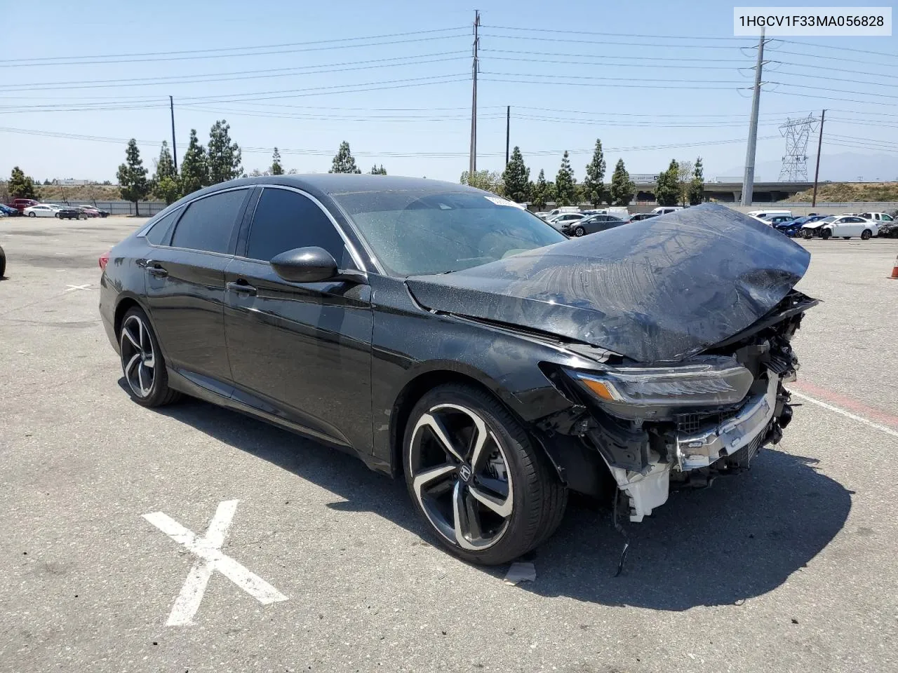 2021 Honda Accord Sport VIN: 1HGCV1F33MA056828 Lot: 50900904