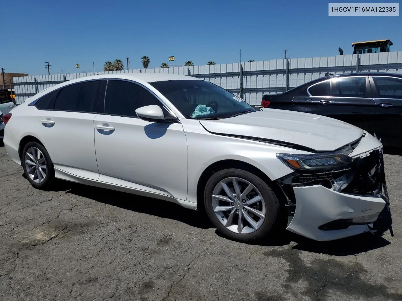 2021 Honda Accord Lx VIN: 1HGCV1F16MA122335 Lot: 51306744