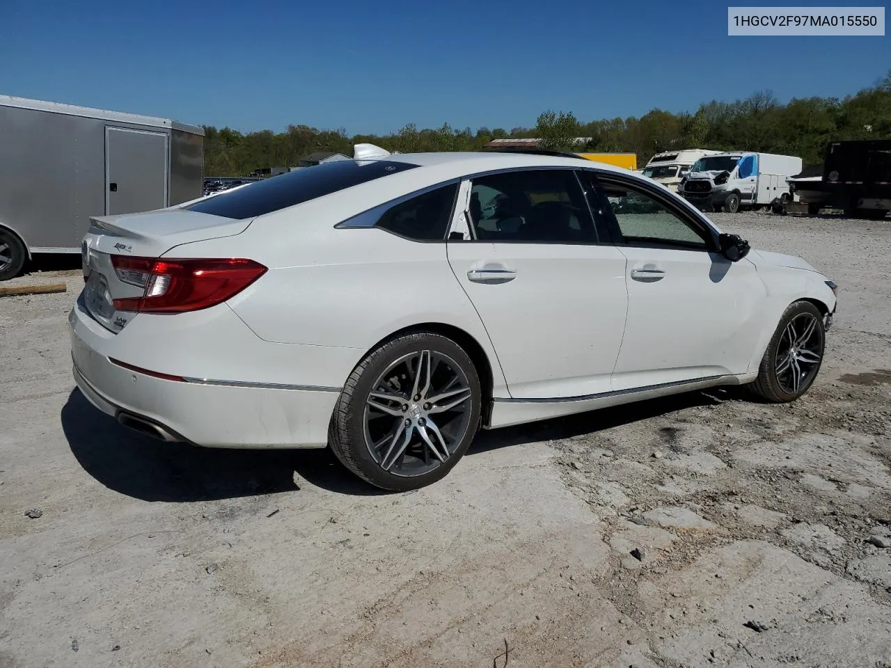 2021 Honda Accord Touring VIN: 1HGCV2F97MA015550 Lot: 52503914