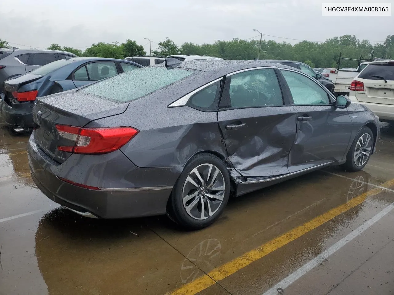 1HGCV3F4XMA008165 2021 Honda Accord Hybrid Ex