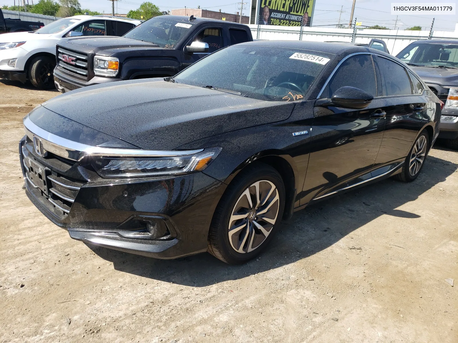 2021 Honda Accord Hybrid Exl VIN: 1HGCV3F54MA011779 Lot: 55282514