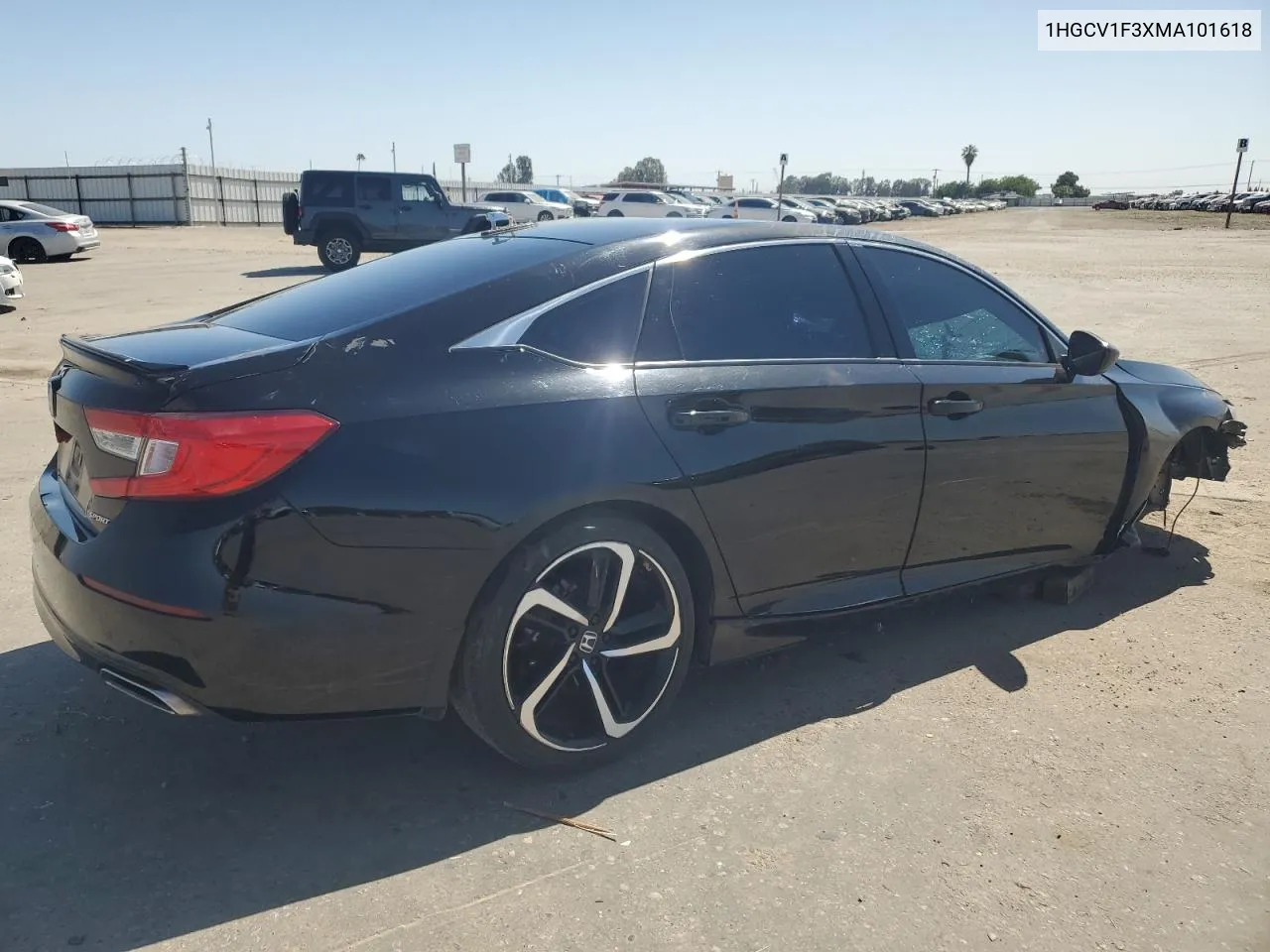 2021 Honda Accord Sport VIN: 1HGCV1F3XMA101618 Lot: 56025914