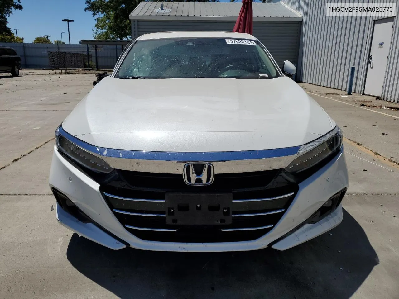 2021 Honda Accord Touring VIN: 1HGCV2F95MA025770 Lot: 57605184