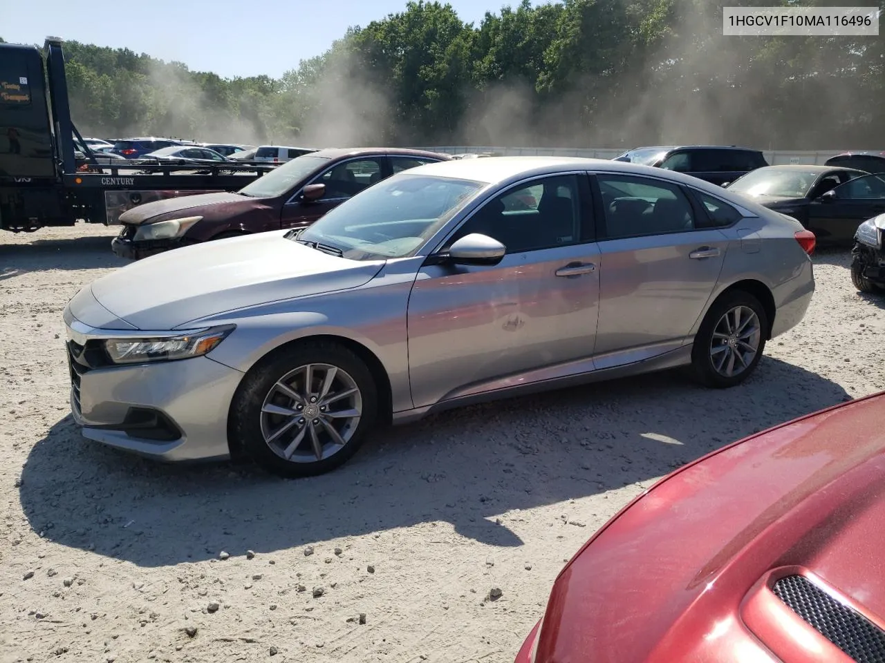 1HGCV1F10MA116496 2021 Honda Accord Lx