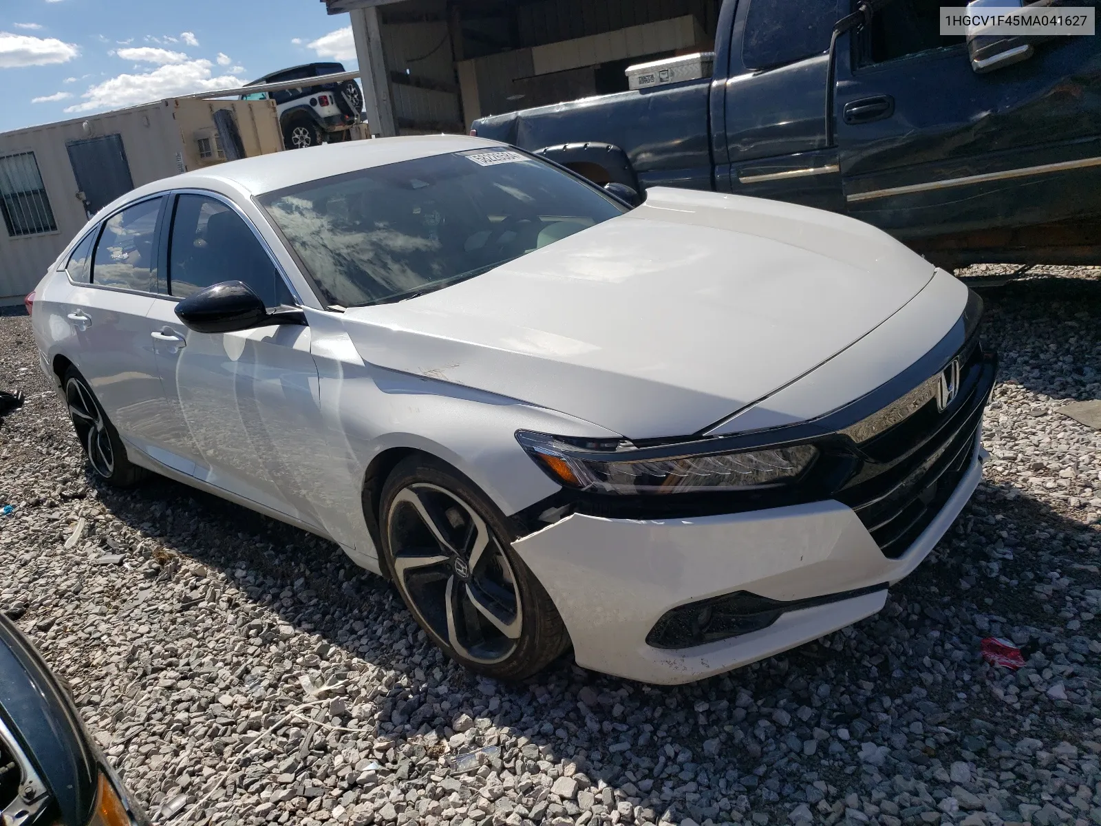 2021 Honda Accord Sport Se VIN: 1HGCV1F45MA041627 Lot: 58226584