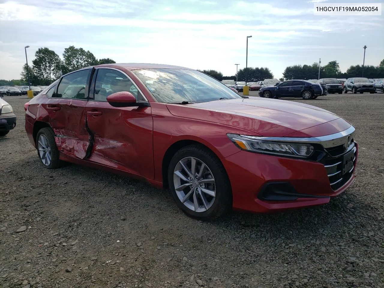 2021 Honda Accord Lx VIN: 1HGCV1F19MA052054 Lot: 58931474