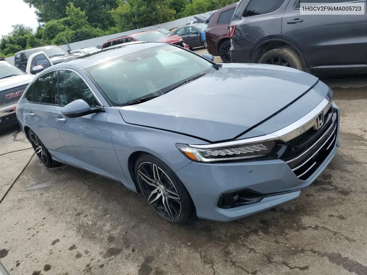 2021 Honda Accord Touring VIN: 1HGCV2F96MA005723 Lot: 59689564