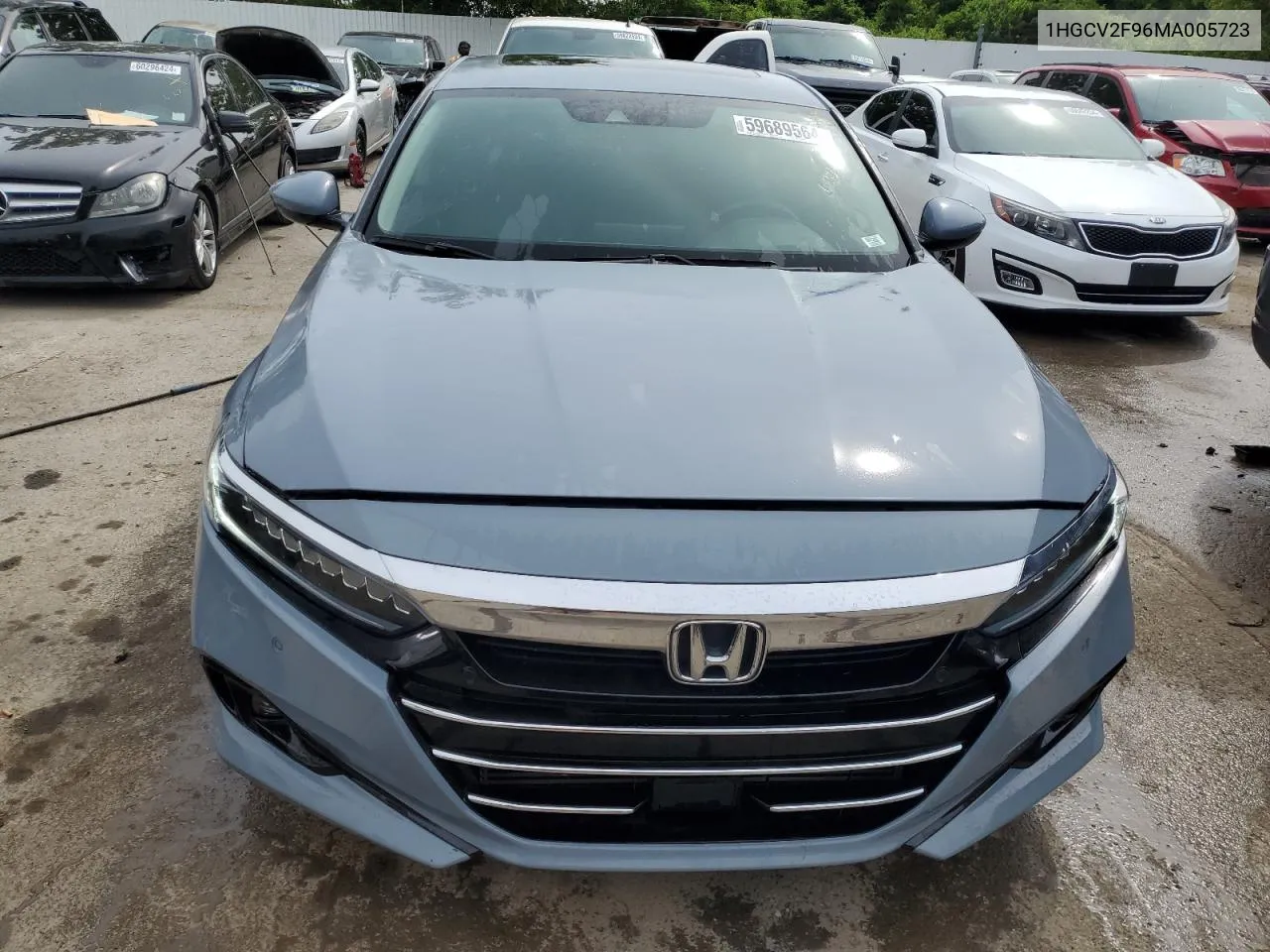 2021 Honda Accord Touring VIN: 1HGCV2F96MA005723 Lot: 59689564