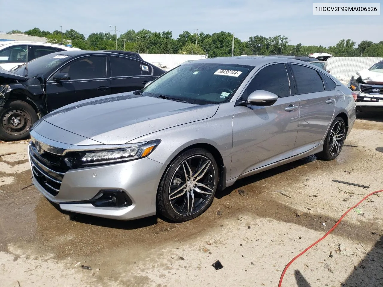 2021 Honda Accord Touring VIN: 1HGCV2F99MA006526 Lot: 60459444