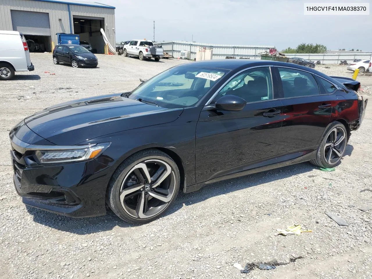 2021 Honda Accord Sport Se VIN: 1HGCV1F41MA038370 Lot: 60519504