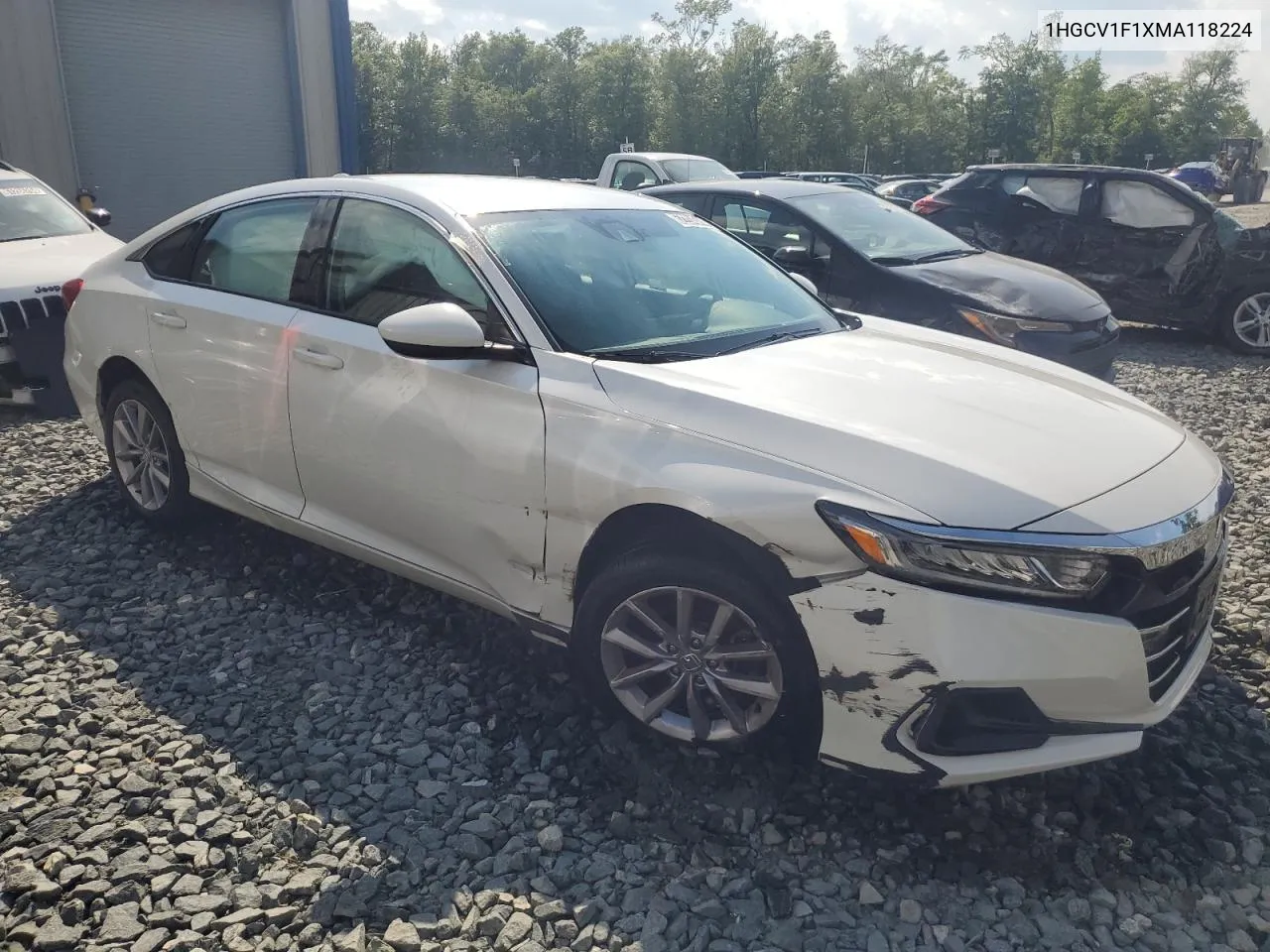 2021 Honda Accord Lx VIN: 1HGCV1F1XMA118224 Lot: 62294514