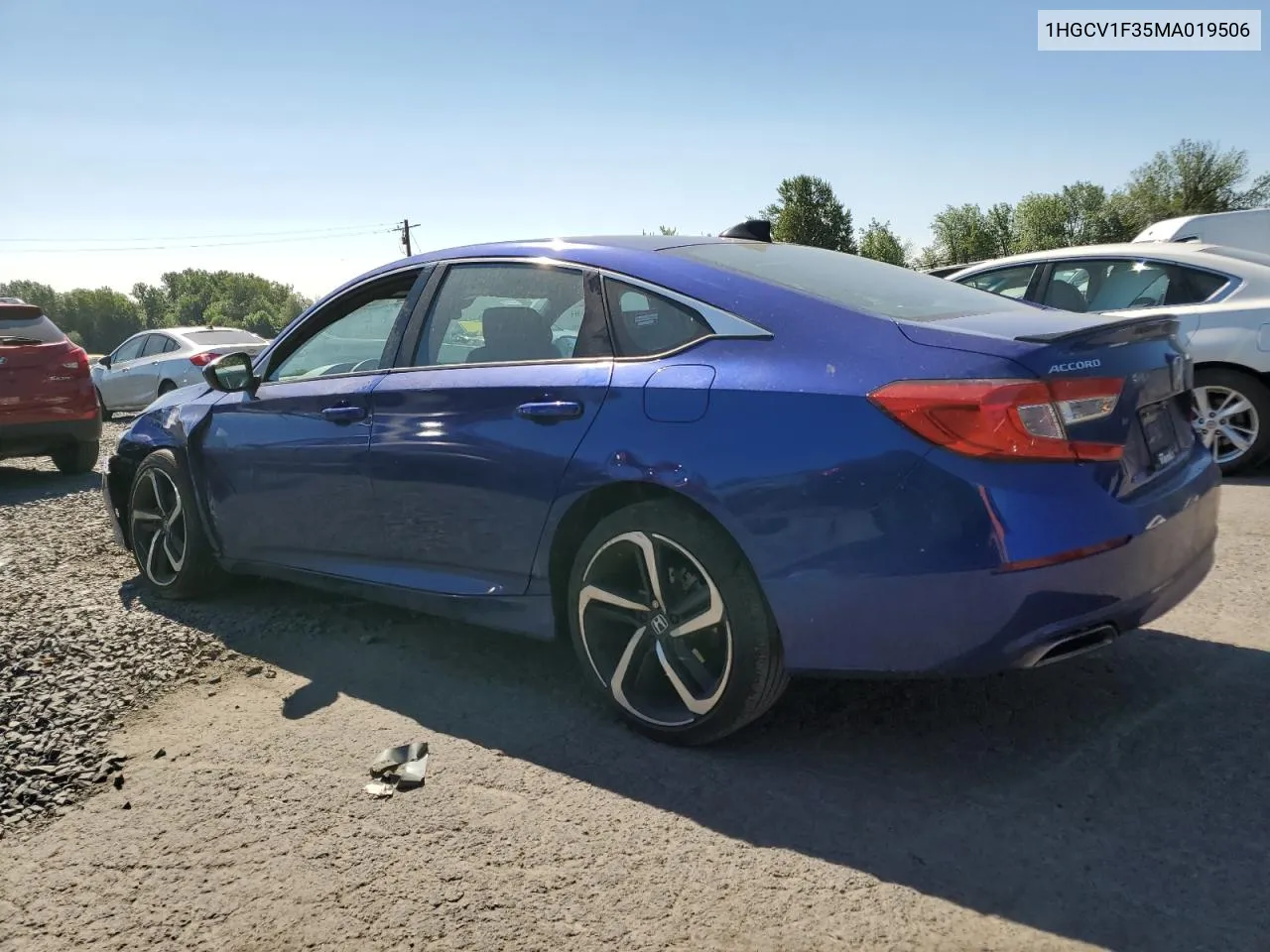 1HGCV1F35MA019506 2021 Honda Accord Sport