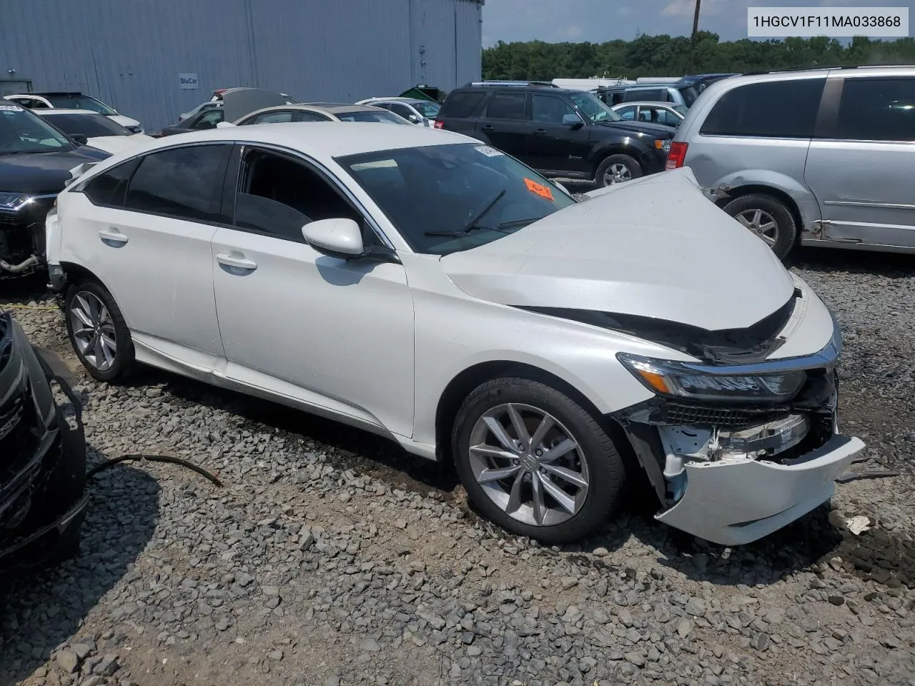 2021 Honda Accord Lx VIN: 1HGCV1F11MA033868 Lot: 62642184