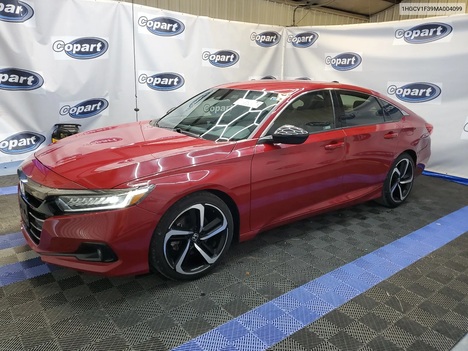 2021 Honda Accord Sport VIN: 1HGCV1F39MA004099 Lot: 63233094