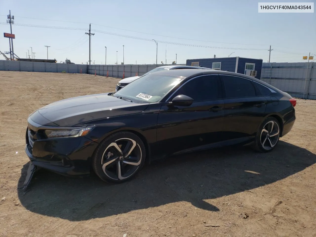 2021 Honda Accord Sport Se VIN: 1HGCV1F40MA043544 Lot: 63722964