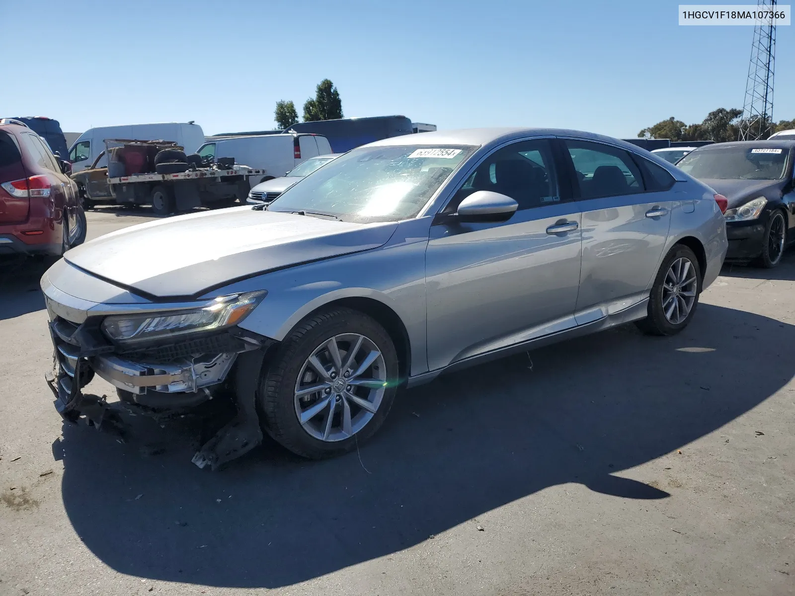 1HGCV1F18MA107366 2021 Honda Accord Lx