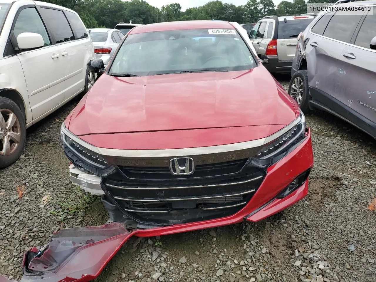 2021 Honda Accord Sport VIN: 1HGCV1F3XMA054610 Lot: 63954804