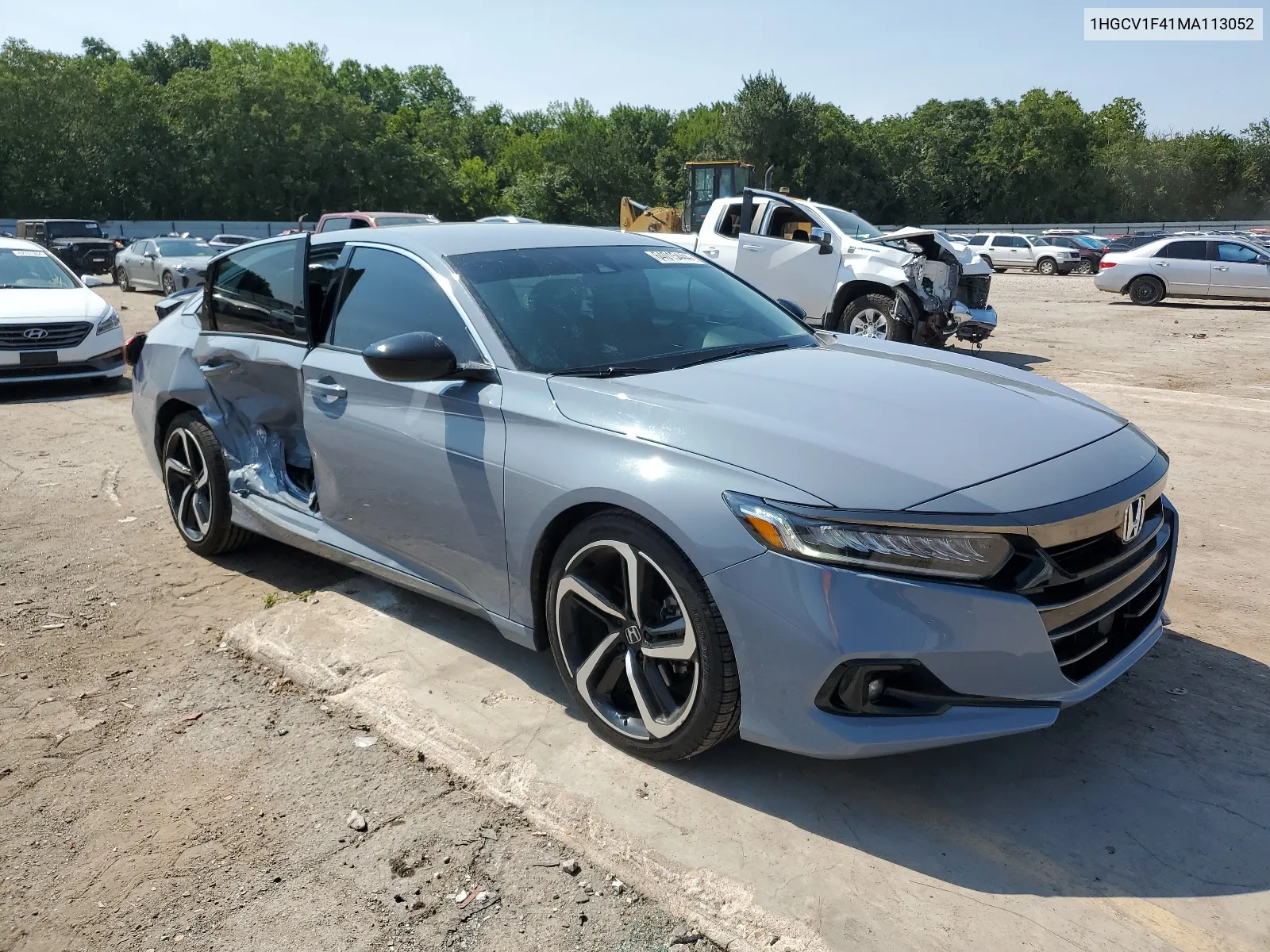 1HGCV1F41MA113052 2021 Honda Accord Sport Se