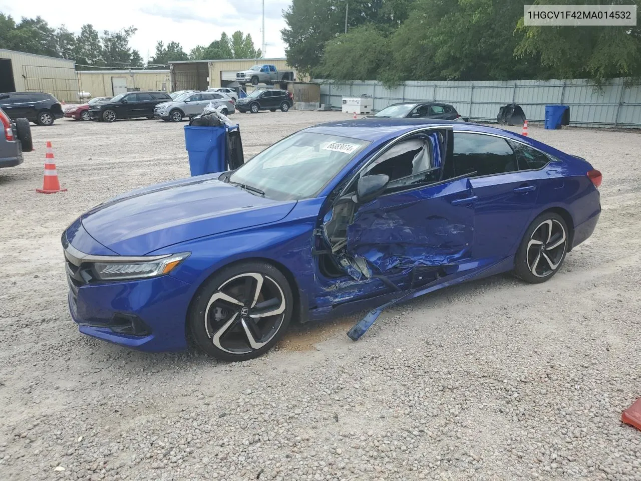 1HGCV1F42MA014532 2021 Honda Accord Sport Se