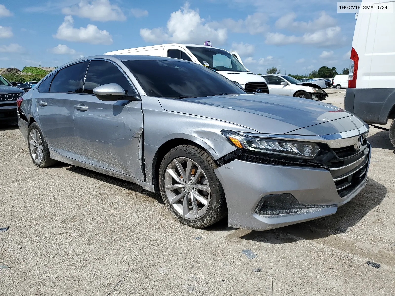 1HGCV1F13MA107341 2021 Honda Accord Lx