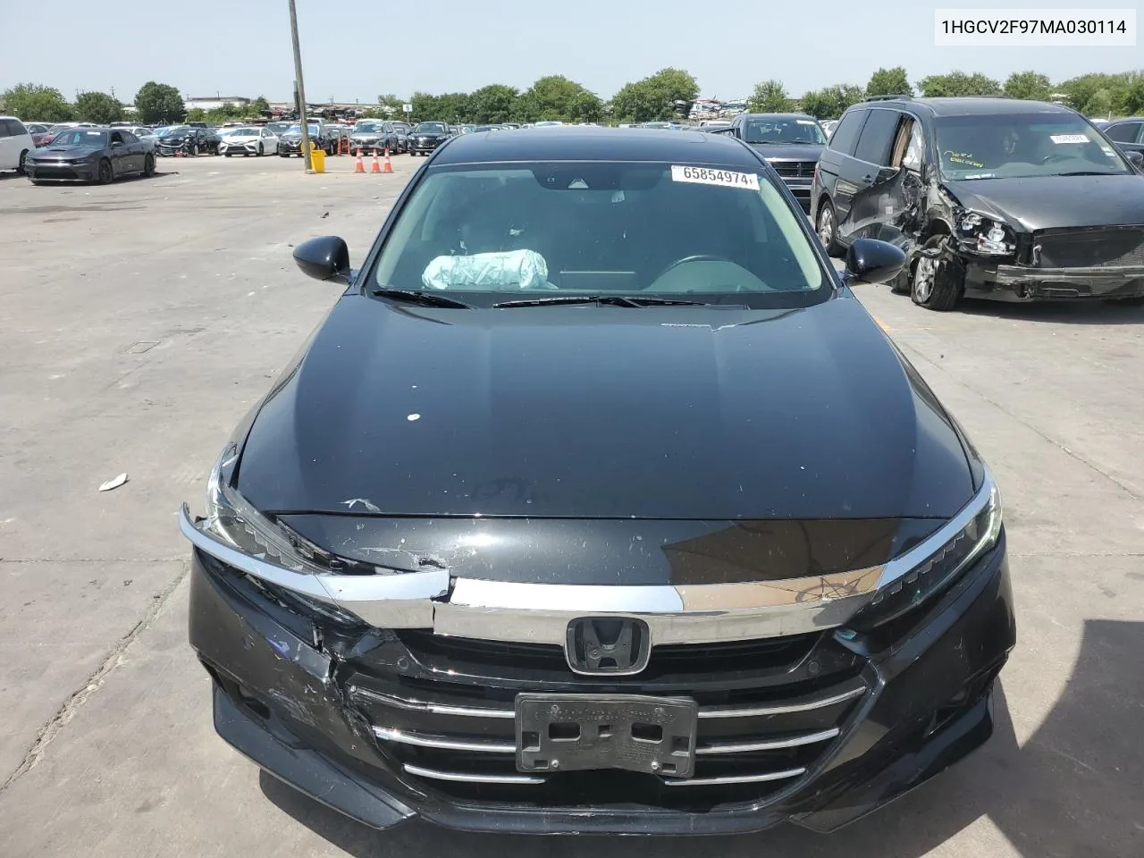 2021 Honda Accord Touring VIN: 1HGCV2F97MA030114 Lot: 65854974