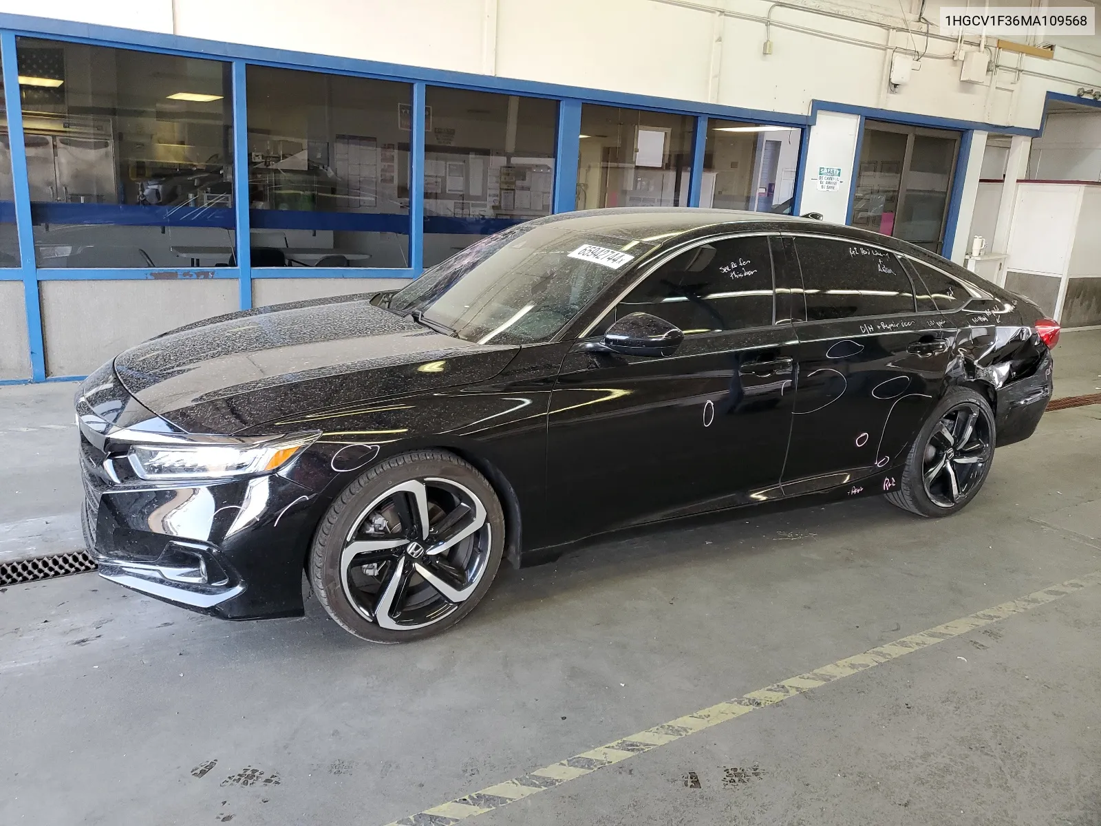 1HGCV1F36MA109568 2021 Honda Accord Sport