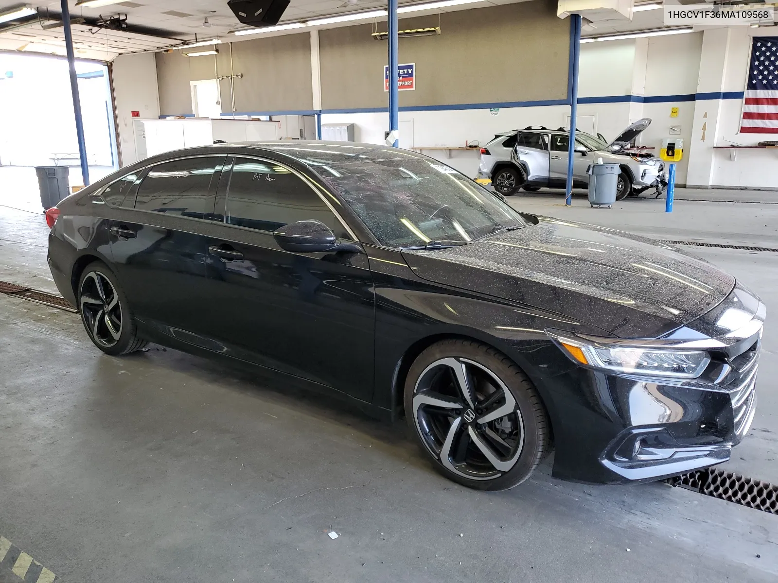 2021 Honda Accord Sport VIN: 1HGCV1F36MA109568 Lot: 65942744