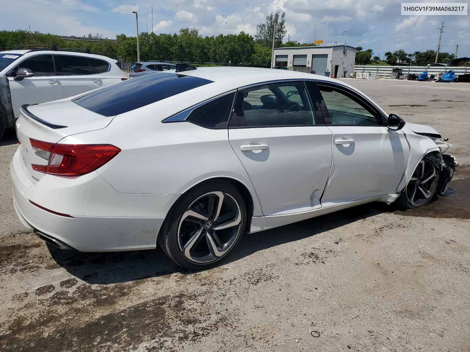 2021 Honda Accord Sport VIN: 1HGCV1F39MA063217 Lot: 66353624