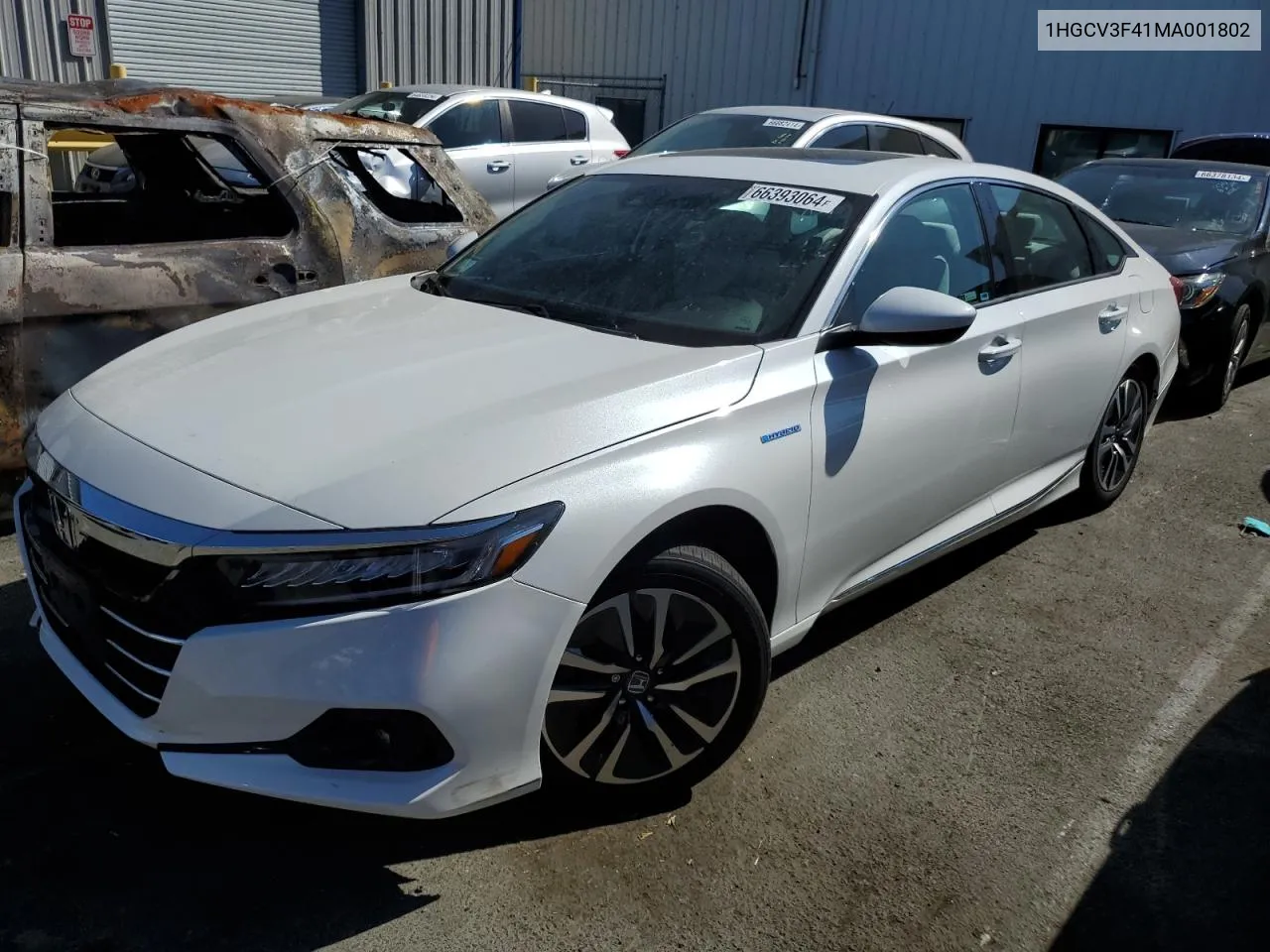 1HGCV3F41MA001802 2021 Honda Accord Hybrid Ex