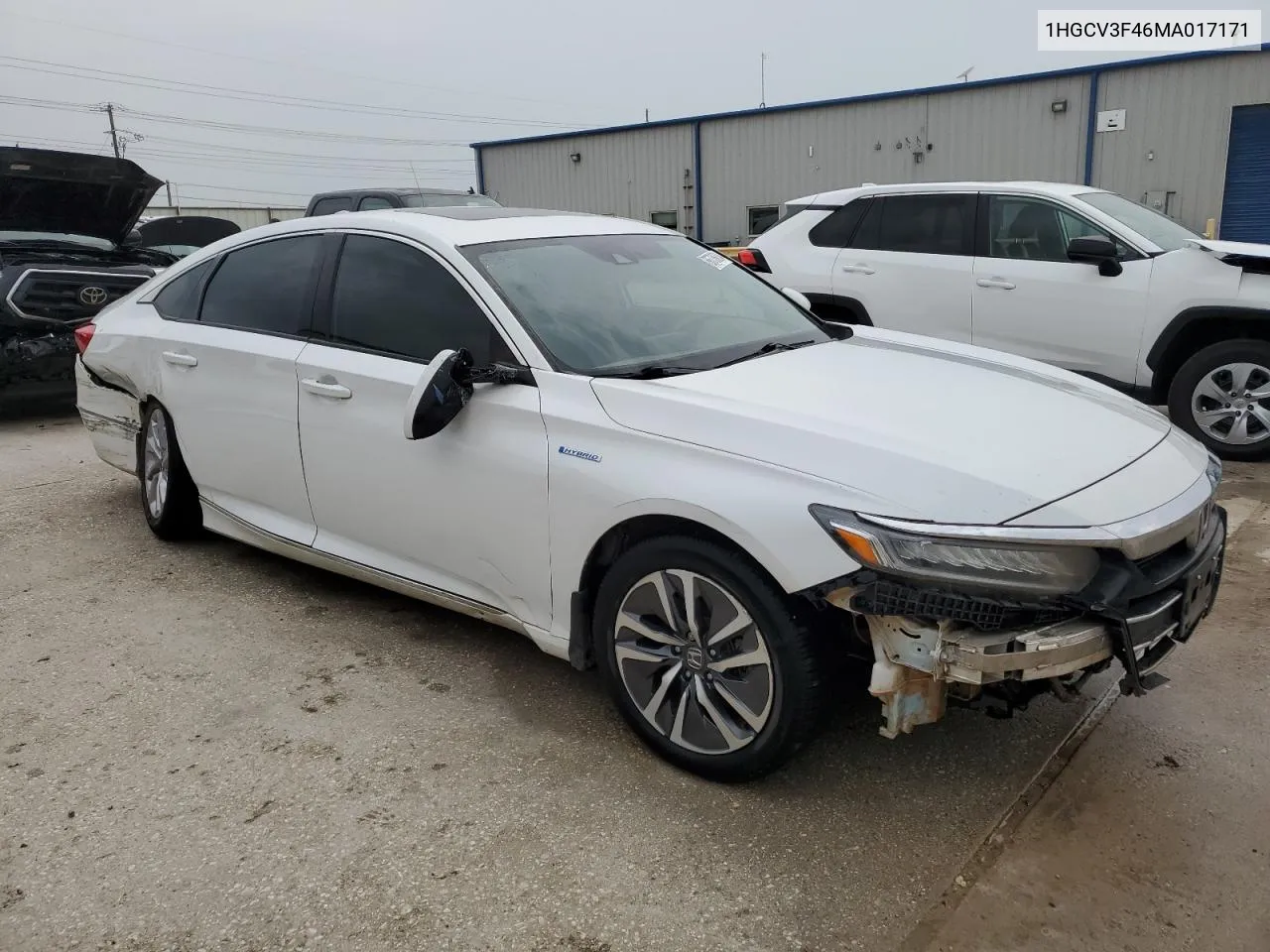 2021 Honda Accord Hybrid Ex VIN: 1HGCV3F46MA017171 Lot: 66736834