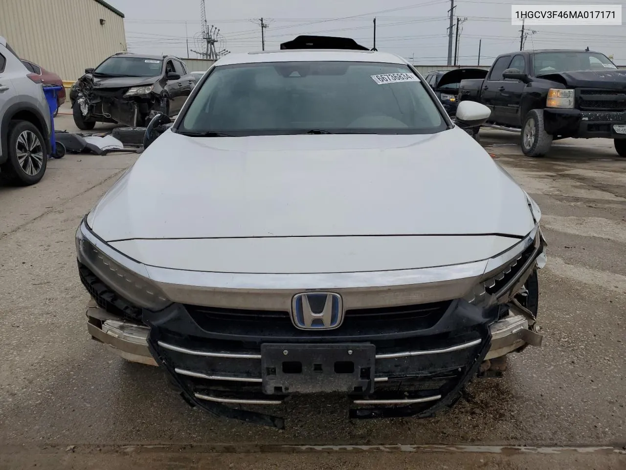 1HGCV3F46MA017171 2021 Honda Accord Hybrid Ex