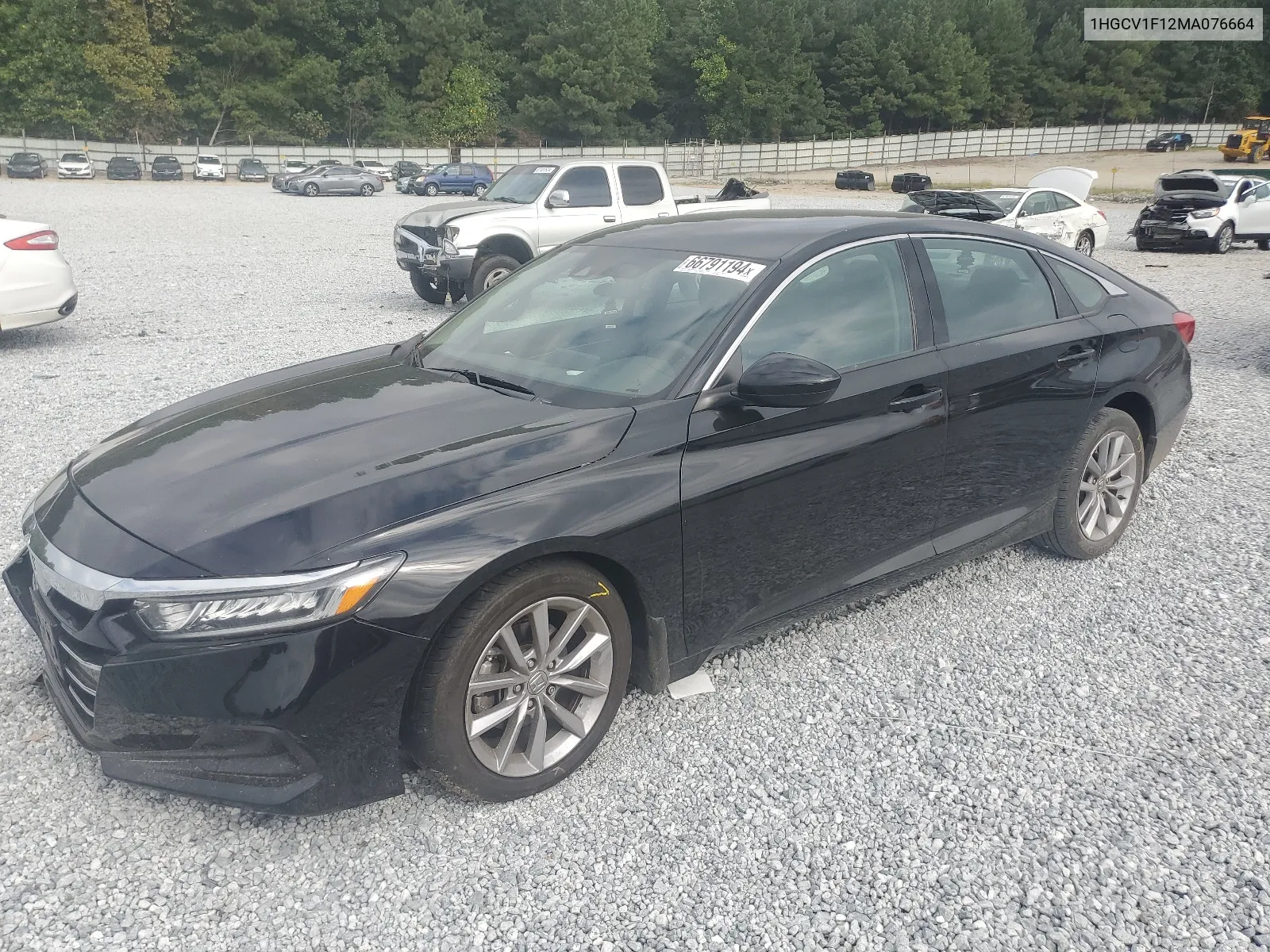 2021 Honda Accord Lx VIN: 1HGCV1F12MA076664 Lot: 66791194