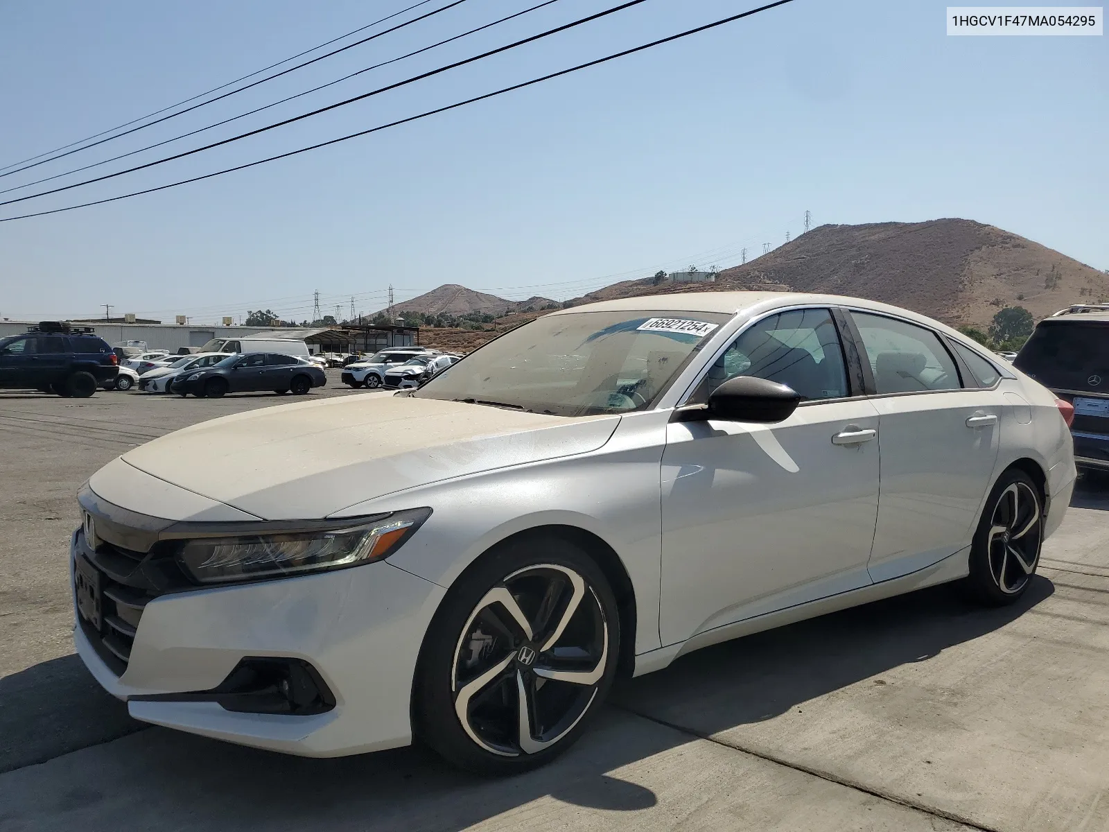 1HGCV1F47MA054295 2021 Honda Accord Sport Se