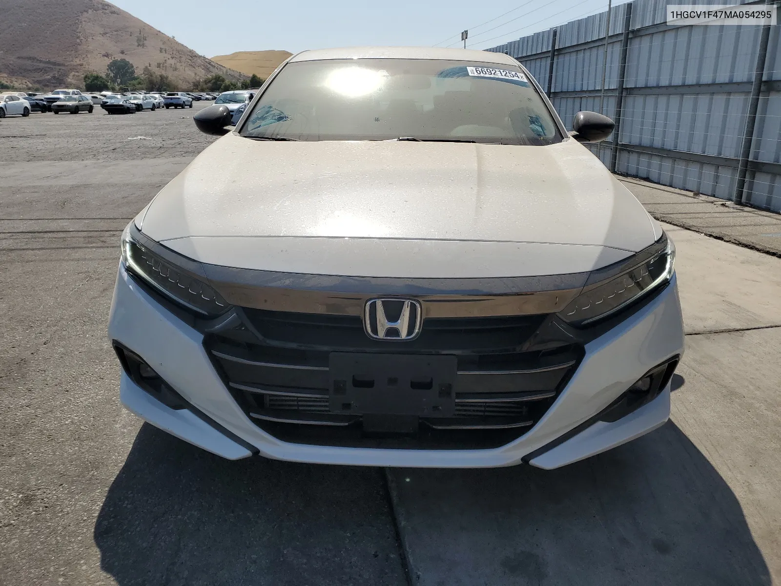 2021 Honda Accord Sport Se VIN: 1HGCV1F47MA054295 Lot: 66921254