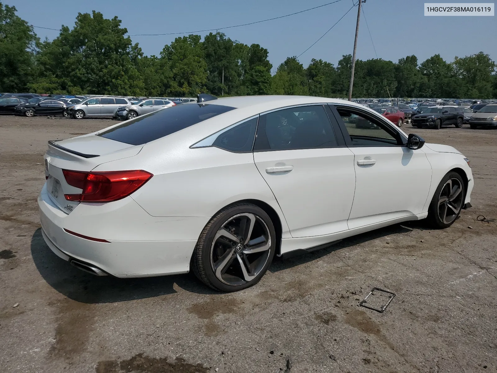 2021 Honda Accord Sport VIN: 1HGCV2F38MA016119 Lot: 66938874