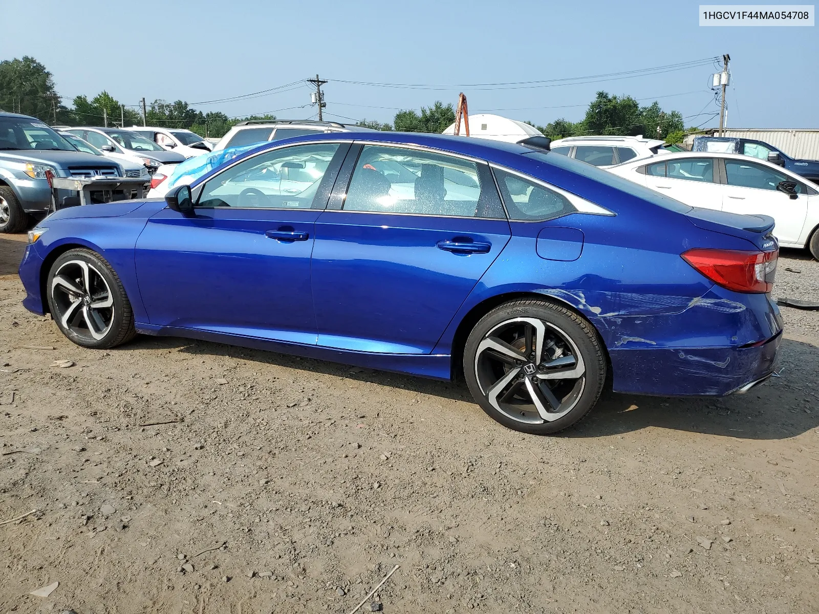 2021 Honda Accord Sport Se VIN: 1HGCV1F44MA054708 Lot: 67172524