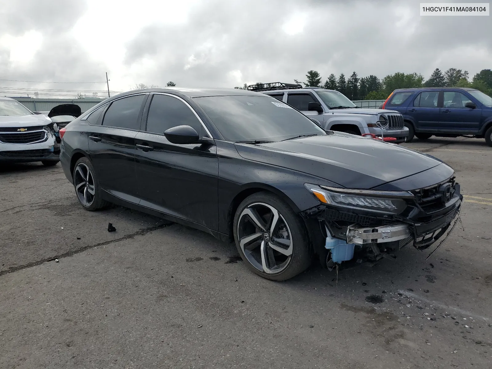 2021 Honda Accord Sport Se VIN: 1HGCV1F41MA084104 Lot: 67259874