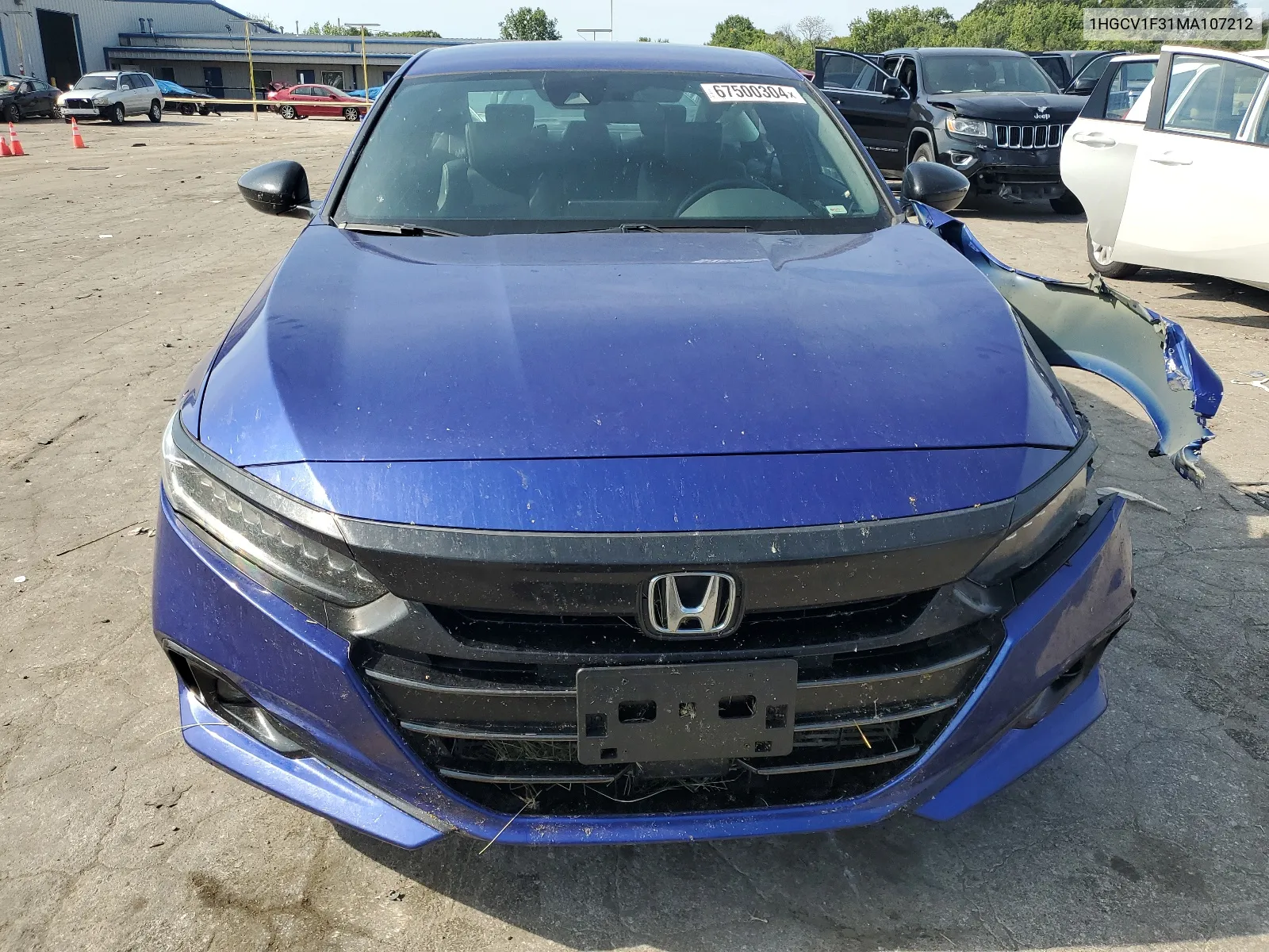 1HGCV1F31MA107212 2021 Honda Accord Sport