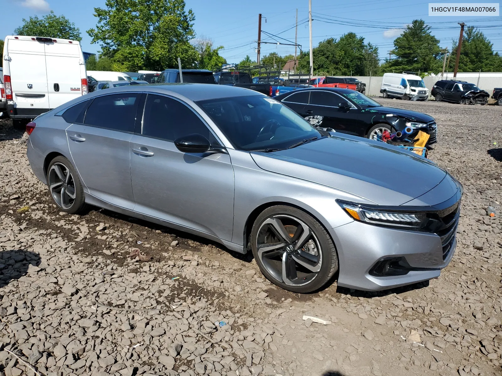 1HGCV1F48MA007066 2021 Honda Accord Sport Se