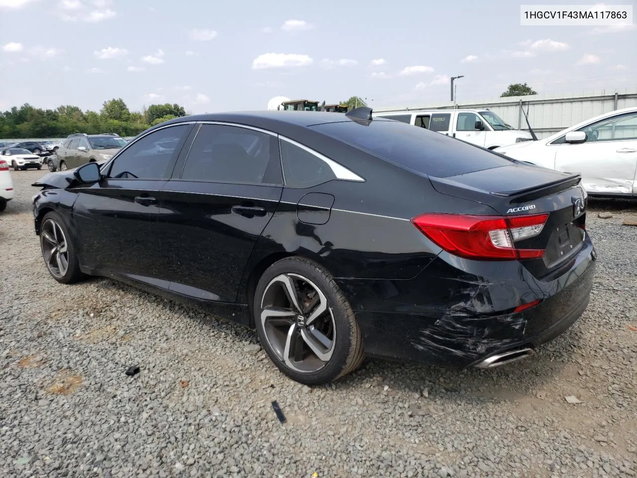 2021 Honda Accord Sport Se VIN: 1HGCV1F43MA117863 Lot: 67803294