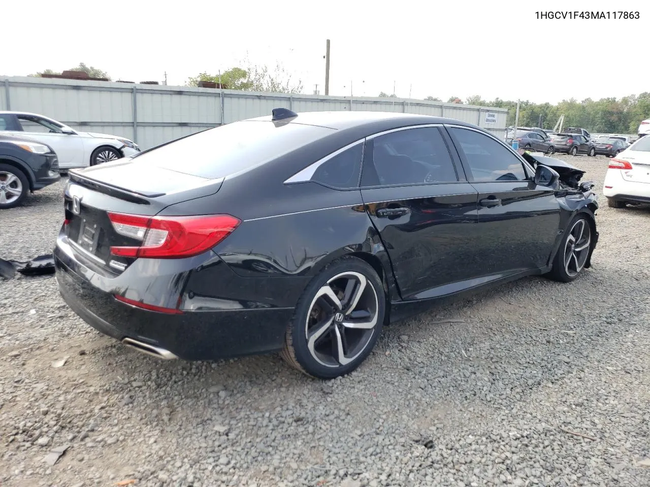 2021 Honda Accord Sport Se VIN: 1HGCV1F43MA117863 Lot: 67803294