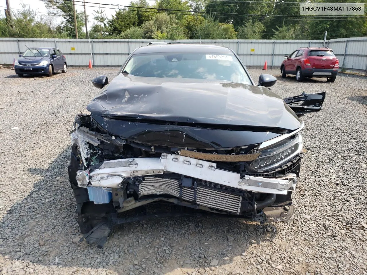 1HGCV1F43MA117863 2021 Honda Accord Sport Se