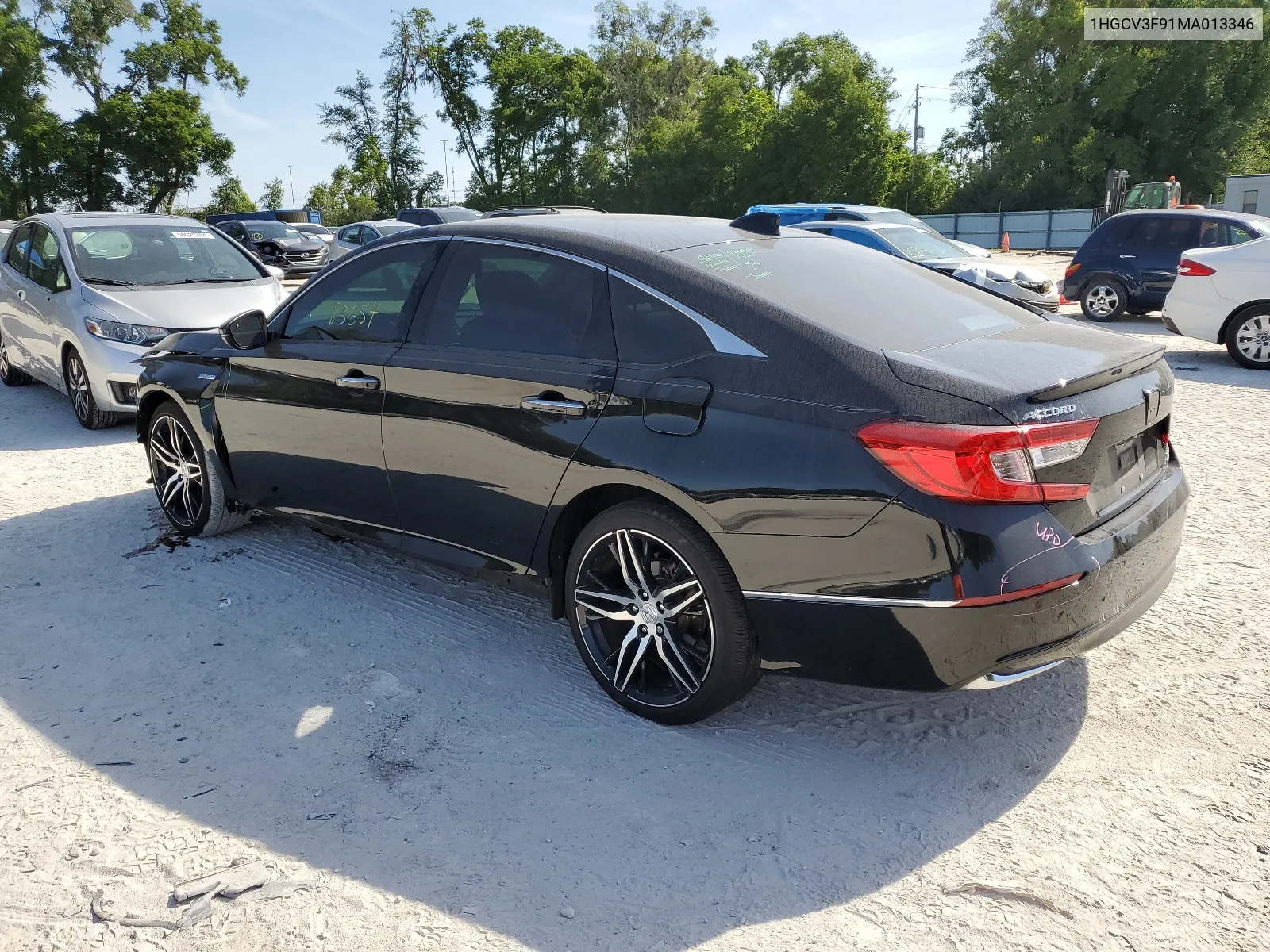 1HGCV3F91MA013346 2021 Honda Accord Touring Hybrid