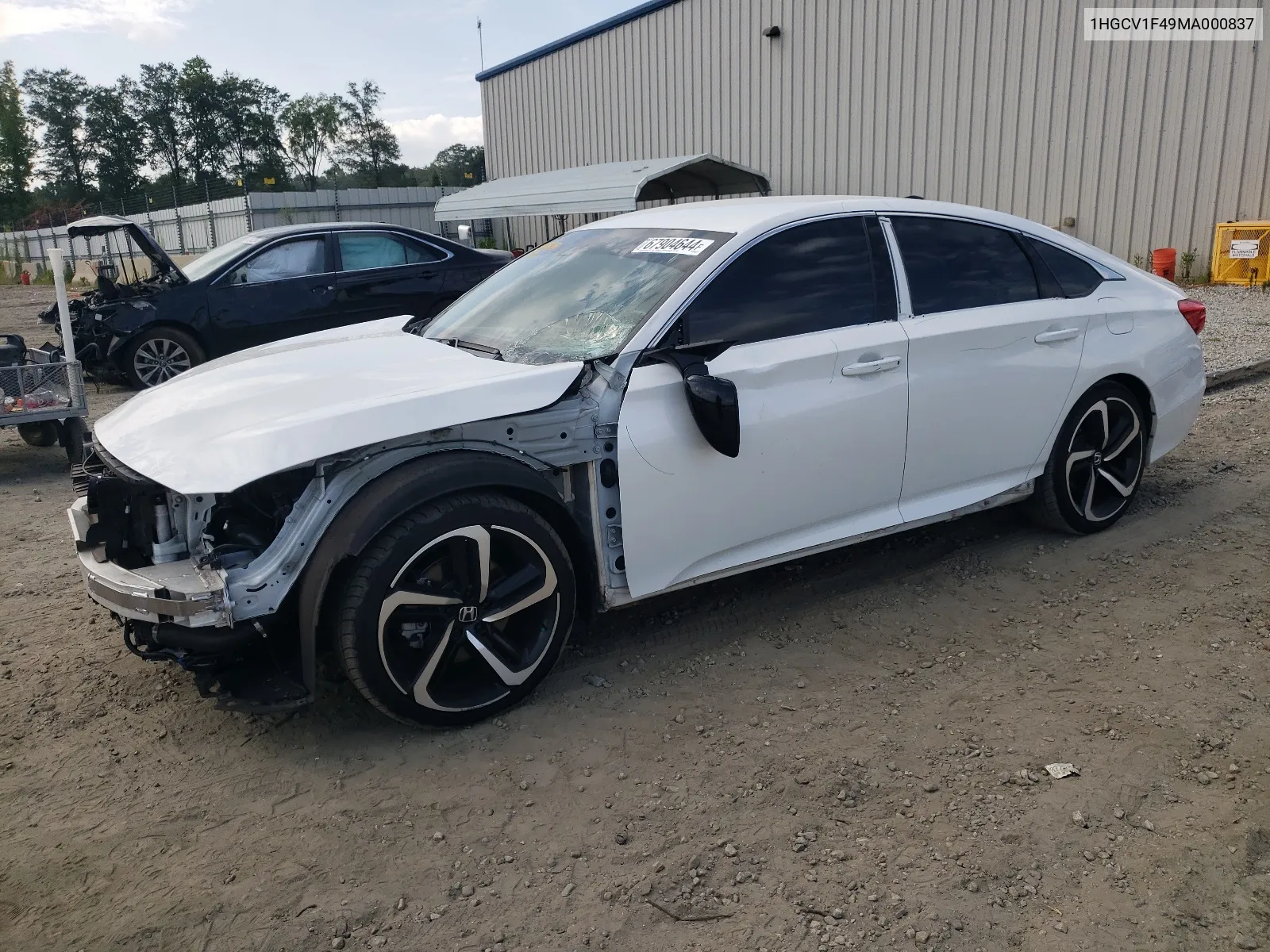 2021 Honda Accord Sport Se VIN: 1HGCV1F49MA000837 Lot: 67904644