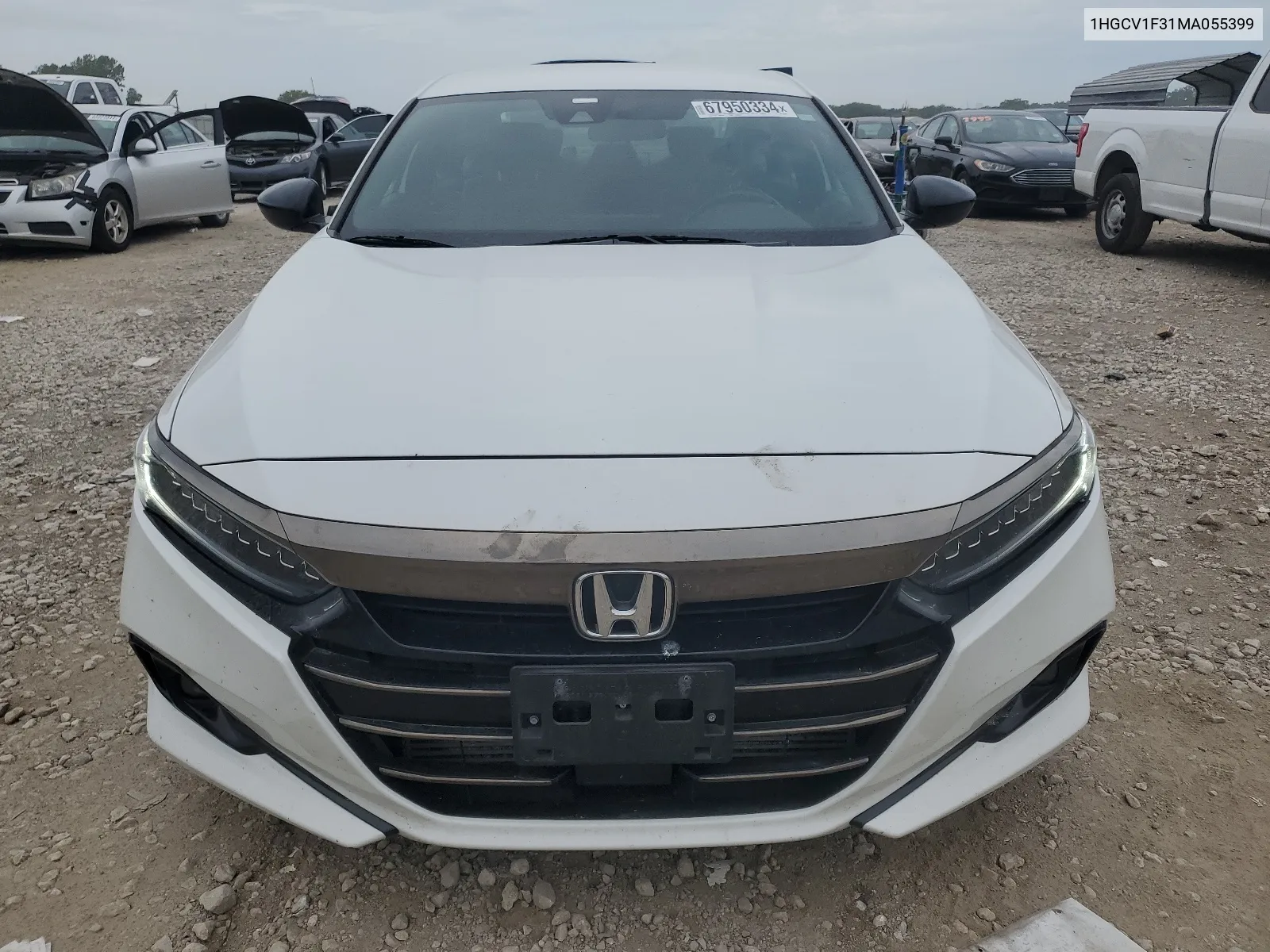 1HGCV1F31MA055399 2021 Honda Accord Sport