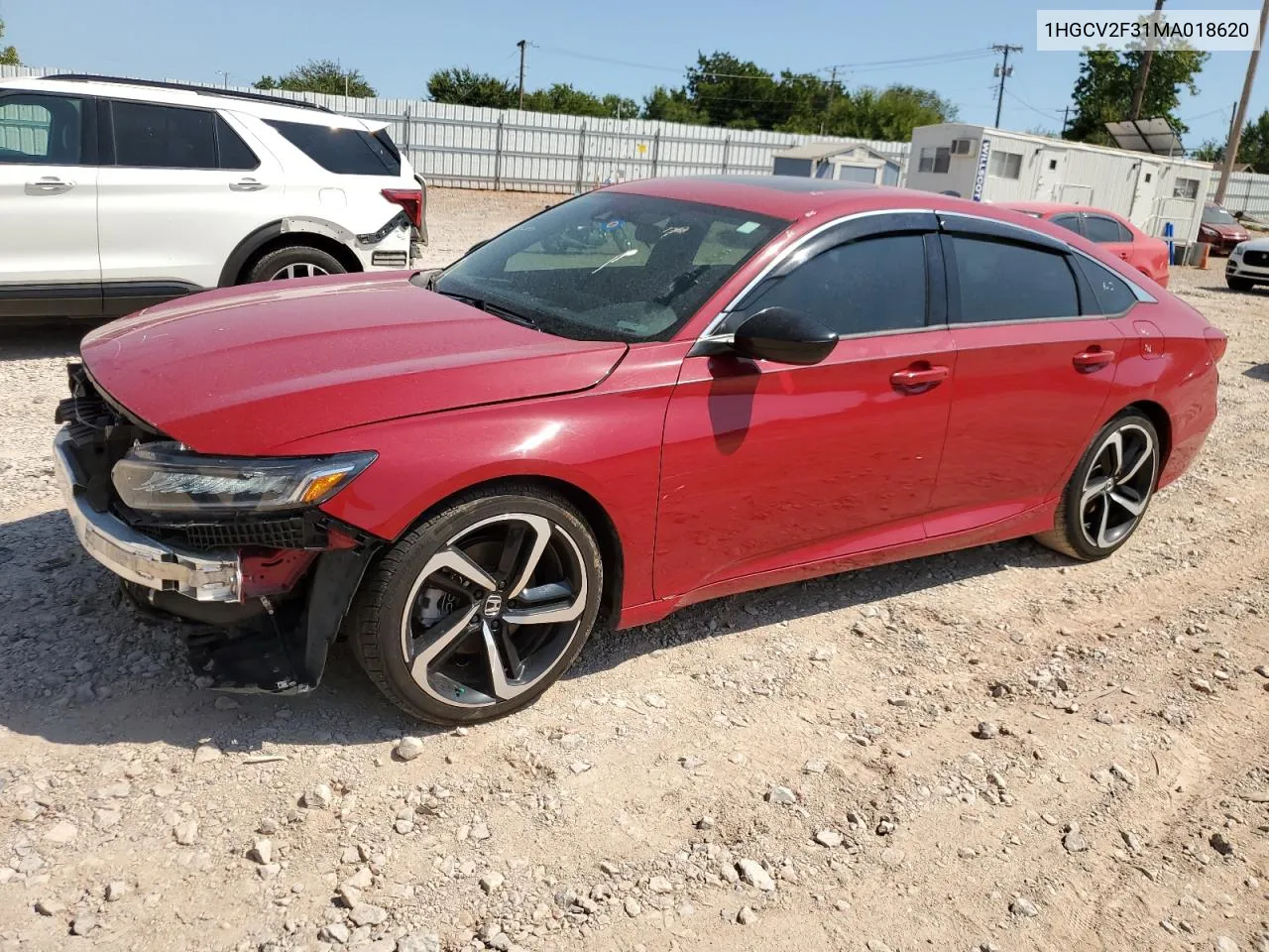 2021 Honda Accord Sport VIN: 1HGCV2F31MA018620 Lot: 68131274