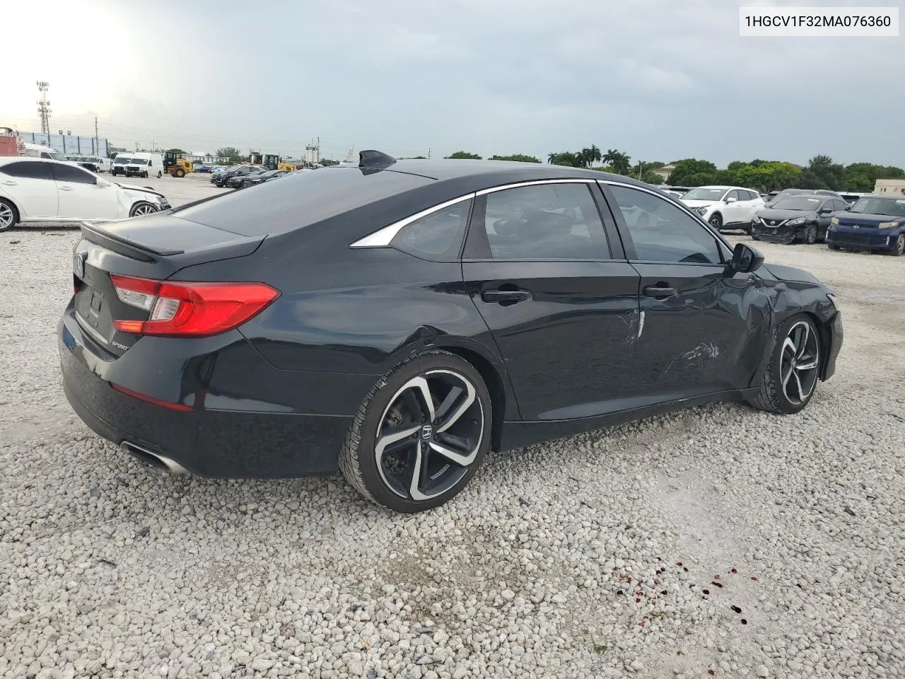 2021 Honda Accord Sport VIN: 1HGCV1F32MA076360 Lot: 68189194